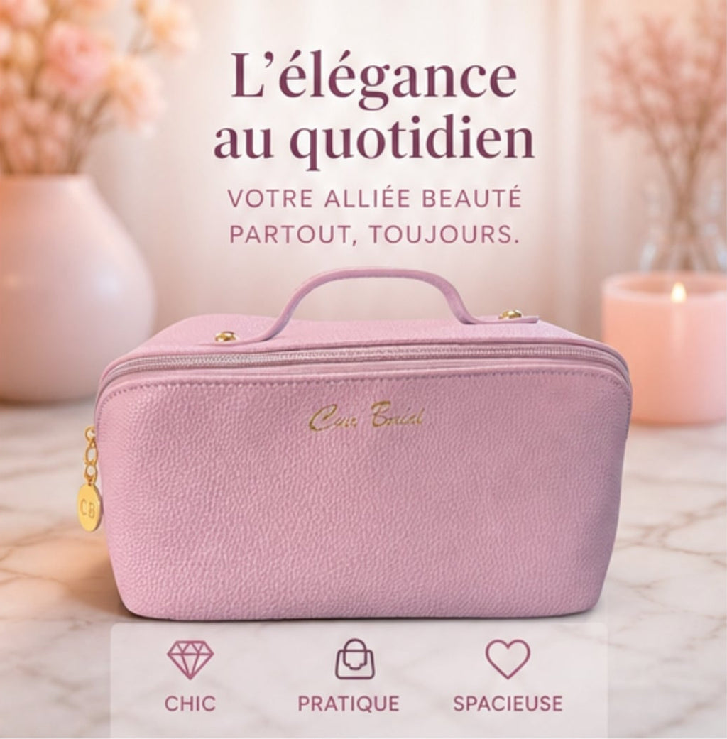 Trousse à maquillage Mauve