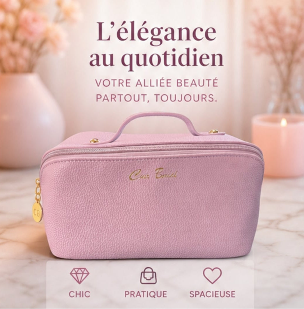 Trousse à maquillage Mauve