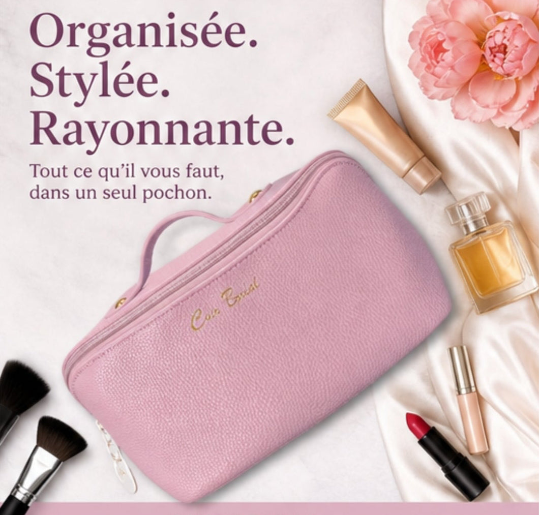 Trousse à maquillage Mauve